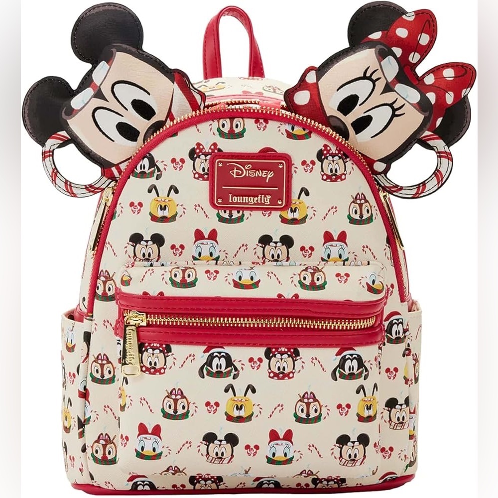 Loungefly Disney Hot Cocoa Double Strap Shoulder Bag and Ear Headband Set